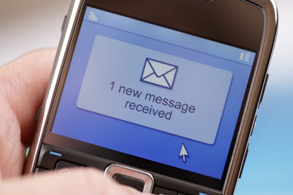 automated text message